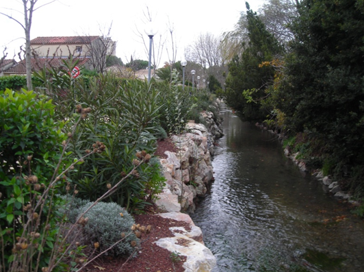 Berges de la Roubine à Morières-les-Avignon